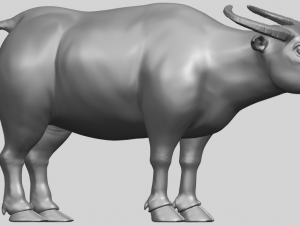 bull 05-buffalo 01 Model Cetak 3D