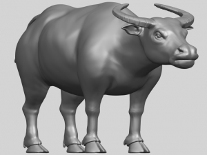 bull 05-buffalo 01 Model Cetak 3D