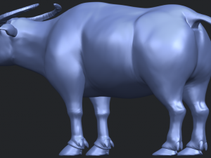 bull 05-buffalo 01 Model Cetak 3D