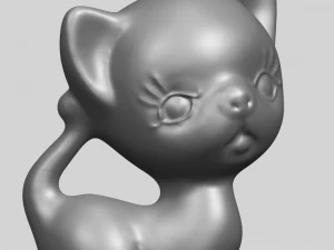 cat 03 3D Print Model