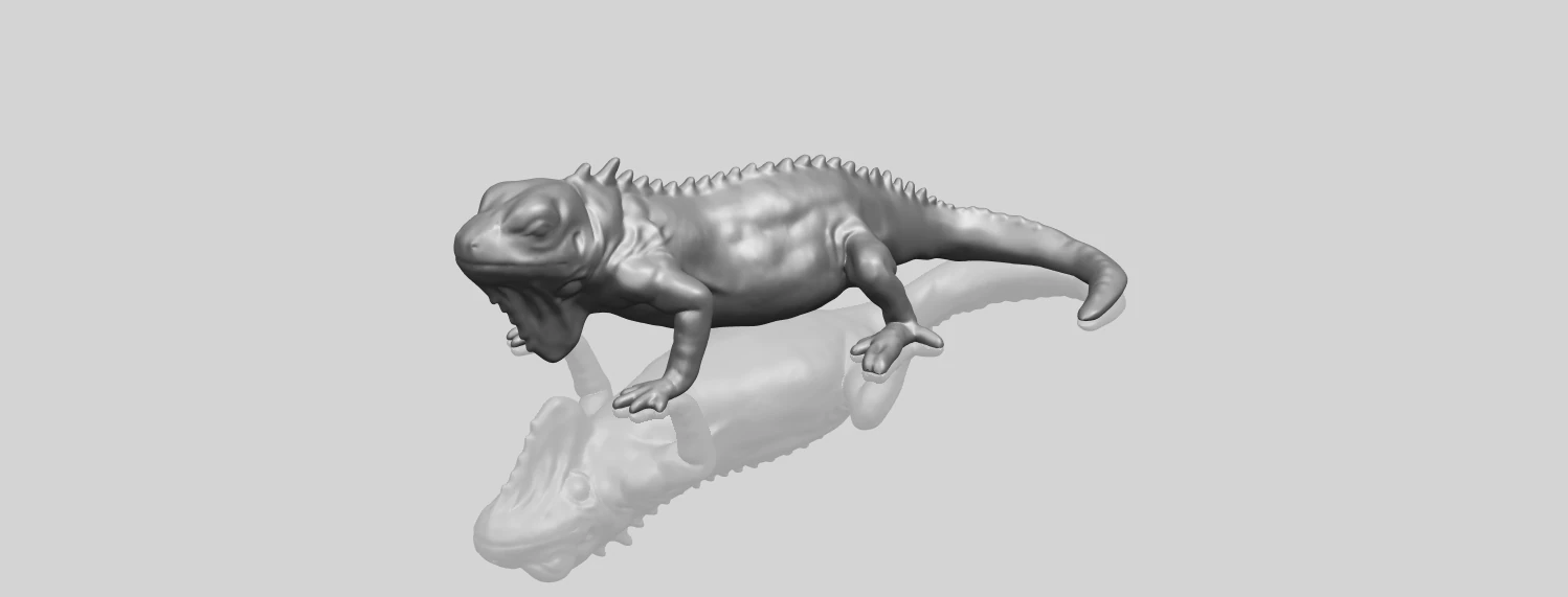 chameleon 02 3D Print Model .c4d .max .obj .3ds .fbx .stl .blend 