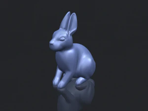 кролик 03 3D Принт Модель