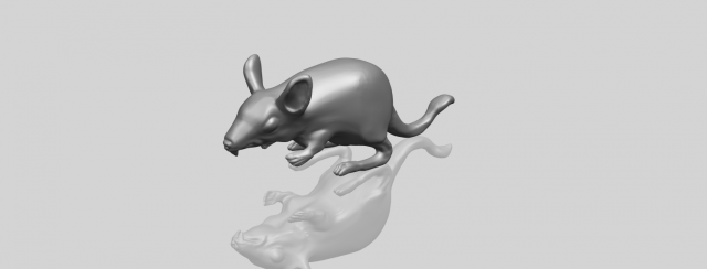 rat 01 Modelo de impresión 3D .c4d .max .obj .3ds .fbx .stl .blend 