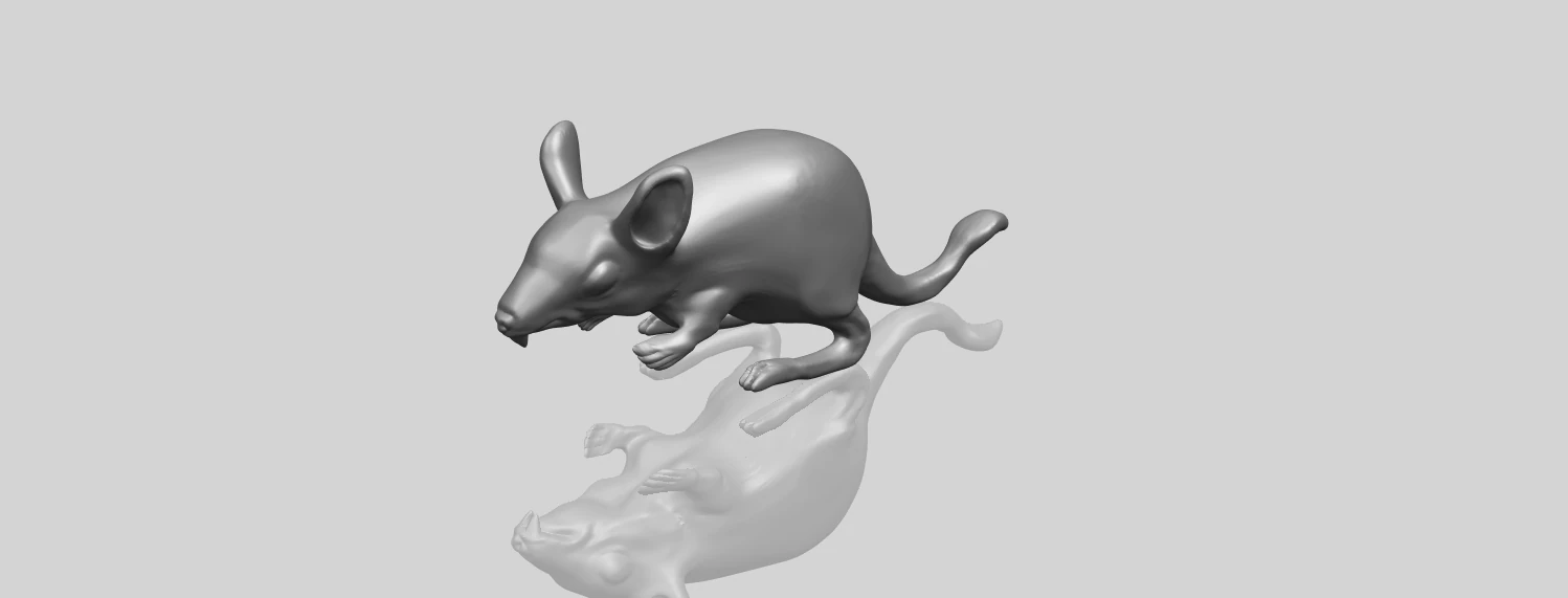 rat 01 3D Print Model .c4d .max .obj .3ds .fbx .stl .blend 