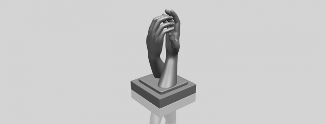 hands 02 3D Print Model .c4d .max .obj .3ds .fbx .stl .blend 
