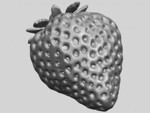 aardbei 01 3D printmodel