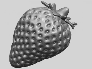 aardbei 01 3D printmodel