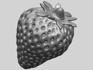 aardbei 01 3D printmodel
