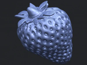 aardbei 01 3D printmodel