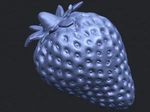 aardbei 01 3D printmodel