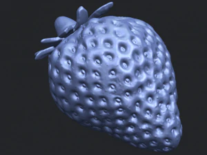 aardbei 01 3D printmodel