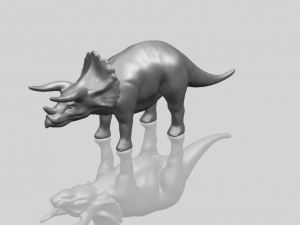 triceratops 01 3D Print Model