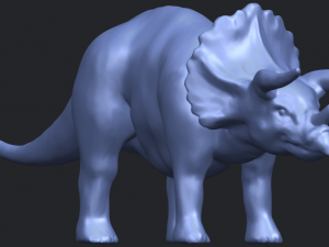 triceratops 01 3D Baskı Modeli