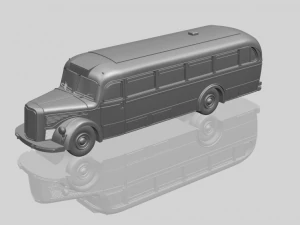 mercedes benz o6600 otob&uuml;s 1950 3D Baskı Modeli