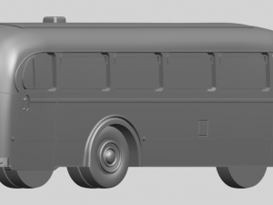 mercedes benz o6600 bus 1950 3D Принт Модель