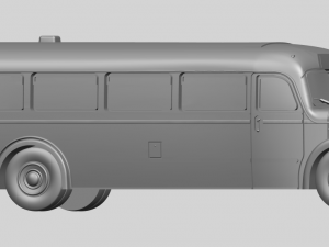 mercedes benz o6600 bus 1950 3D Принт Модель