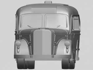 mercedes benz o6600 bus 1950 3D Принт Модель