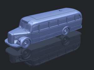 mercedes benz o6600 bus 1950 3D Принт Модель