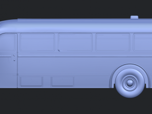 mercedes benz o6600 bus 1950 3D Принт Модель