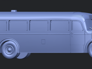 mercedes benz o6600 bus 1950 3D Принт Модель