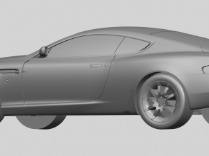 aston martin db9 coupe 3Dプリントモデル