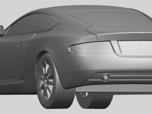 aston martin db9 coupe 3Dプリントモデル