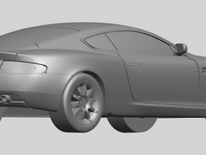aston martin db9 coupe 3Dプリントモデル