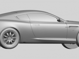 aston martin db9 coupe 3Dプリントモデル