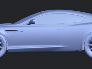 aston martin db9 coupe 3Dプリントモデル