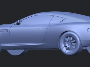 aston martin db9 coupe 3Dプリントモデル