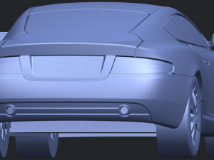 aston martin db9 coupe 3Dプリントモデル
