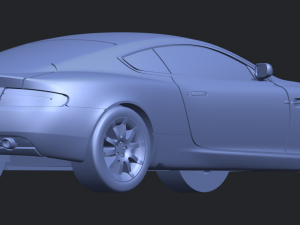 aston martin db9 coupe 3Dプリントモデル
