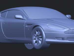 aston martin db9 coupe 3Dプリントモデル