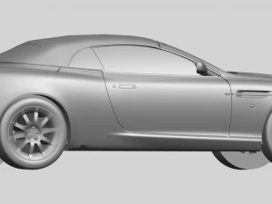 aston martin db9 cabriolet 3D Print Model