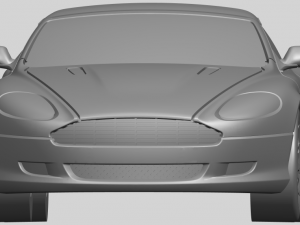 aston martin db9 cabriolet Modelo de impresión 3D