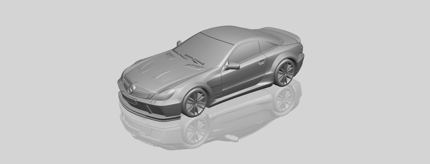 mercedes amg black series 3D Print Model .c4d .max .obj .3ds .fbx .stl .blend 