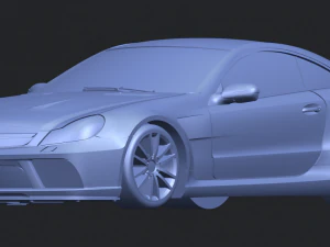 mercedes amg black series 3D Print Model
