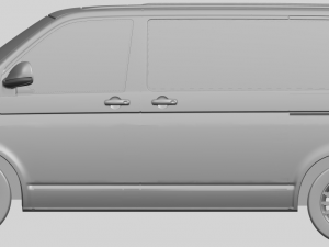 vw t5 gp multivan 3Dプリントモデル