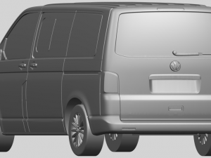 vw t5 gp multivan 3Dプリントモデル