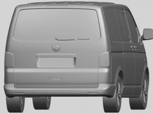 vw t5 gp multivan 3D Print Model