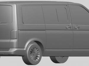 vw t5 gp multivan 3Dプリントモデル