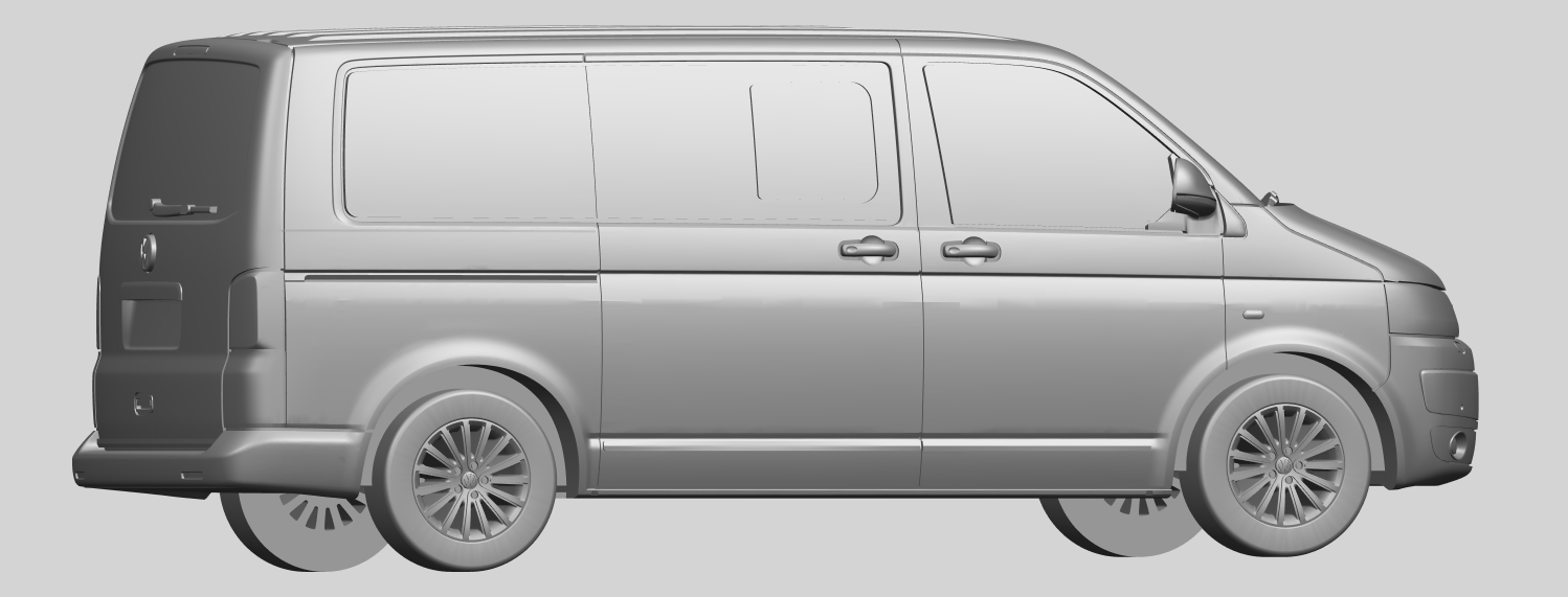 Vw Multivan T5 Stock Photo - Download Image Now - Volkswagen, Side View,  Car - iStock