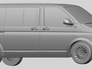 vw t5 gp multivan 3Dプリントモデル