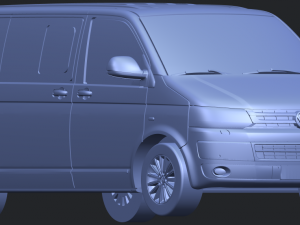 vw t5 gp multivan 3Dプリントモデル