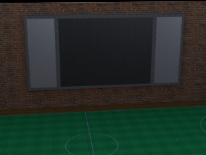 tribune of stadium and mini stadium football Modèle 3D