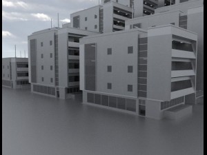 buildings for any game or model 3D-Modell