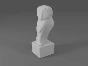 owl statue 3D Model