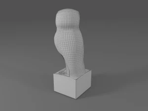 owl statue 3D Model