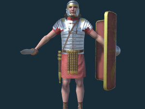 septimus roman legionnaire game model 3D Model