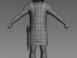 septimus roman legionnaire animated game character 3D Model